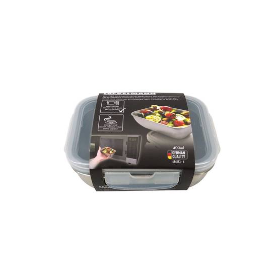Lunch box inox 400 ml allant au microonde avec couvercle Fackelmann - Image 5