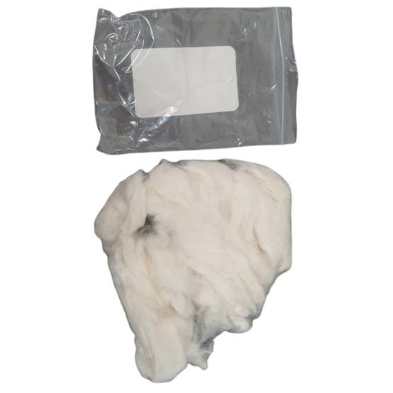 lit douillet Ouate blanche pour lit hamster 25 g rongeurs - Image 3