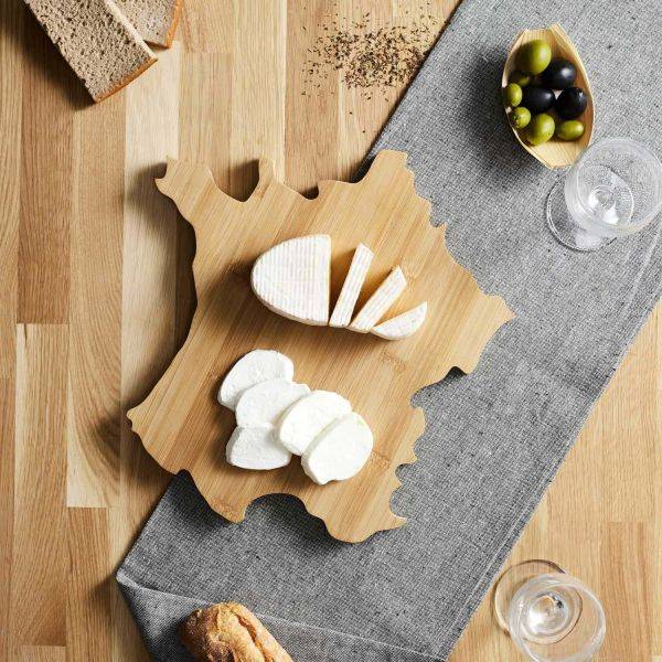 The Home Deco Factory - Planche à fromages en bambou forme France The Home Deco Factory - Image 2
