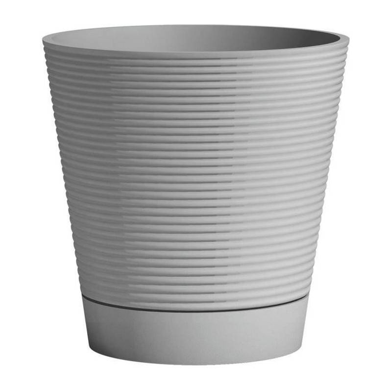 Garden ID - Pot Réserve D'eau - Garden Id - Green Care Sense Bleu-gris 40 Cm - Garanti 10ans - 100% Recyclé - Image 1