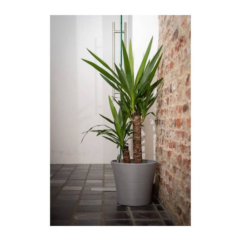 Garden ID - Pot Réserve D'eau - Garden Id - Green Care Sense Bleu-gris 40 Cm - Garanti 10ans - 100% Recyclé - Image 3