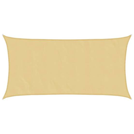 Voile d'ombrage polyester oxford sable 600 x 300 cm - PANGIVO - Image 1