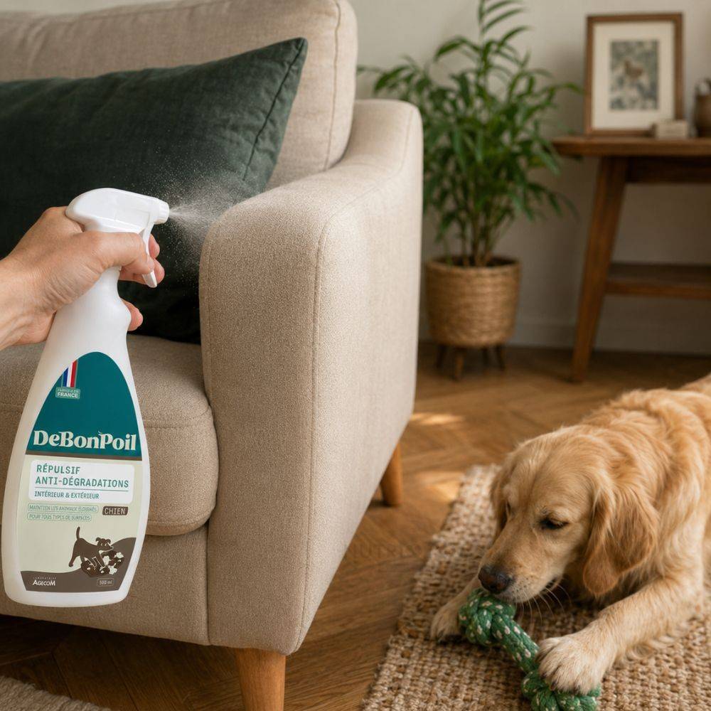 Spray répulsif intérieur chien - Répulsif Stop - Agecom 250 g - Image 2