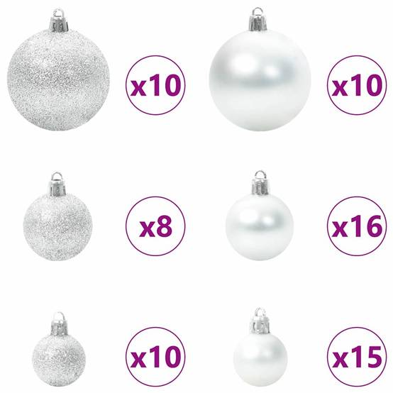 Vidaxl - Sapin de Noël artificiel Vert 210 cm PVC, plastique et acier vidaXL 3395957 - Image 8