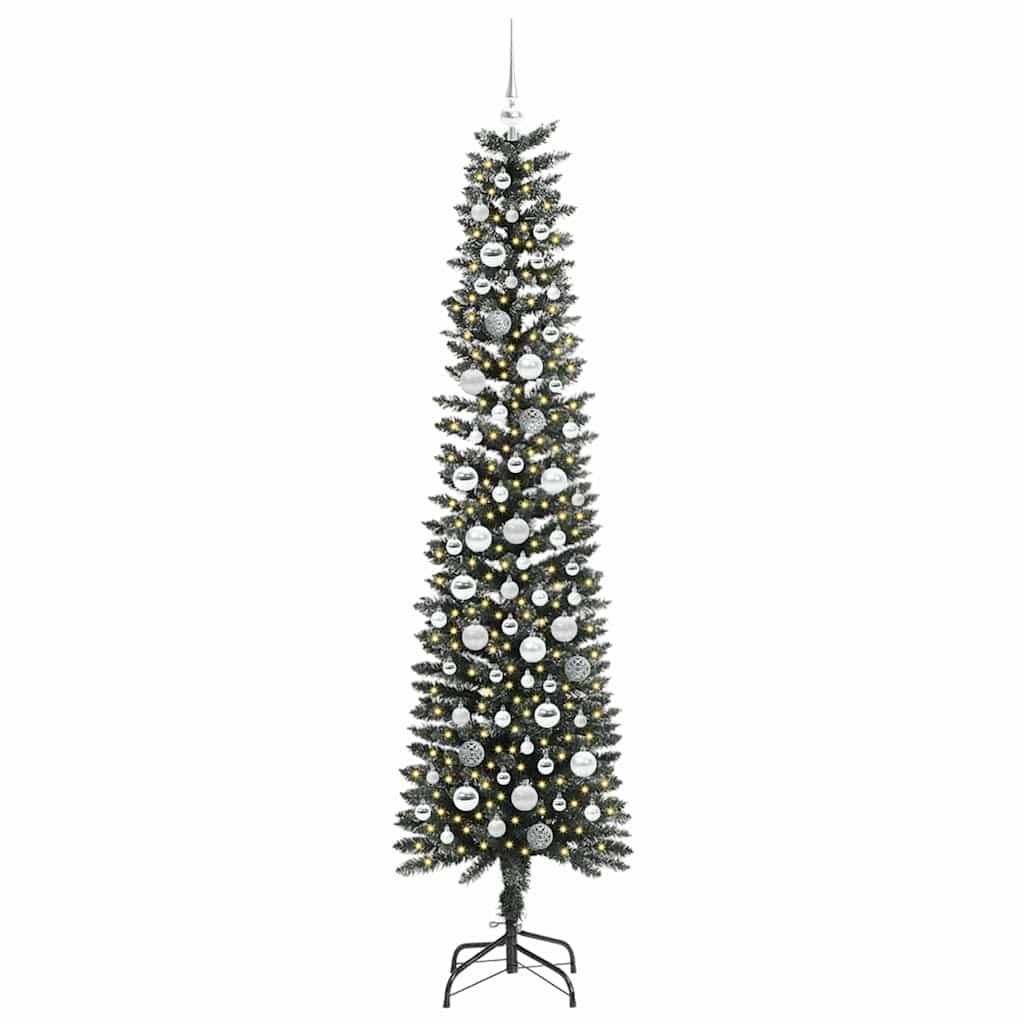 Vidaxl - Sapin de Noël artificiel Vert 210 cm PVC, plastique et acier vidaXL 3395957 - Image 4