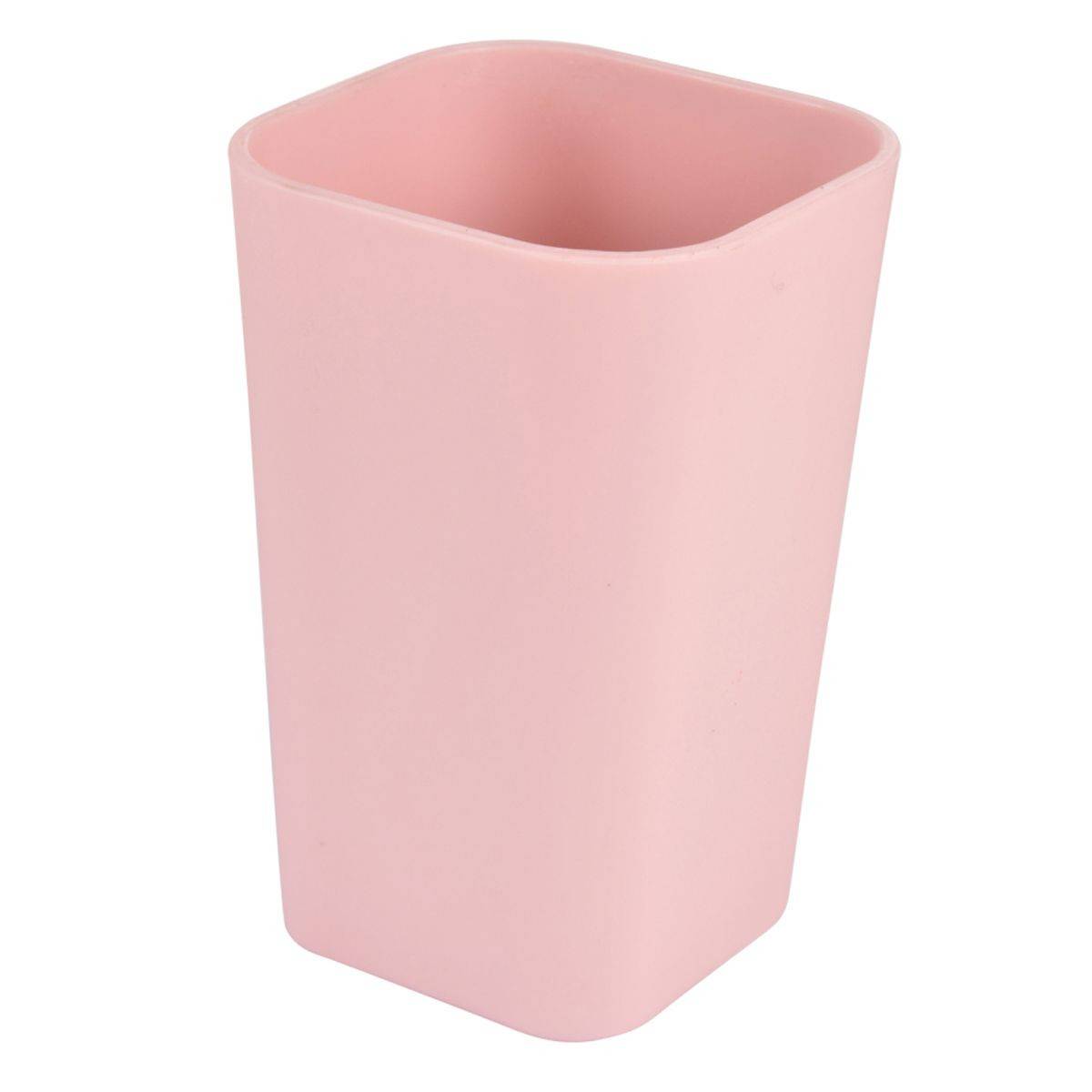 Gobelet Soft Touch "Vitamine II" 11cm Rose - Image 1