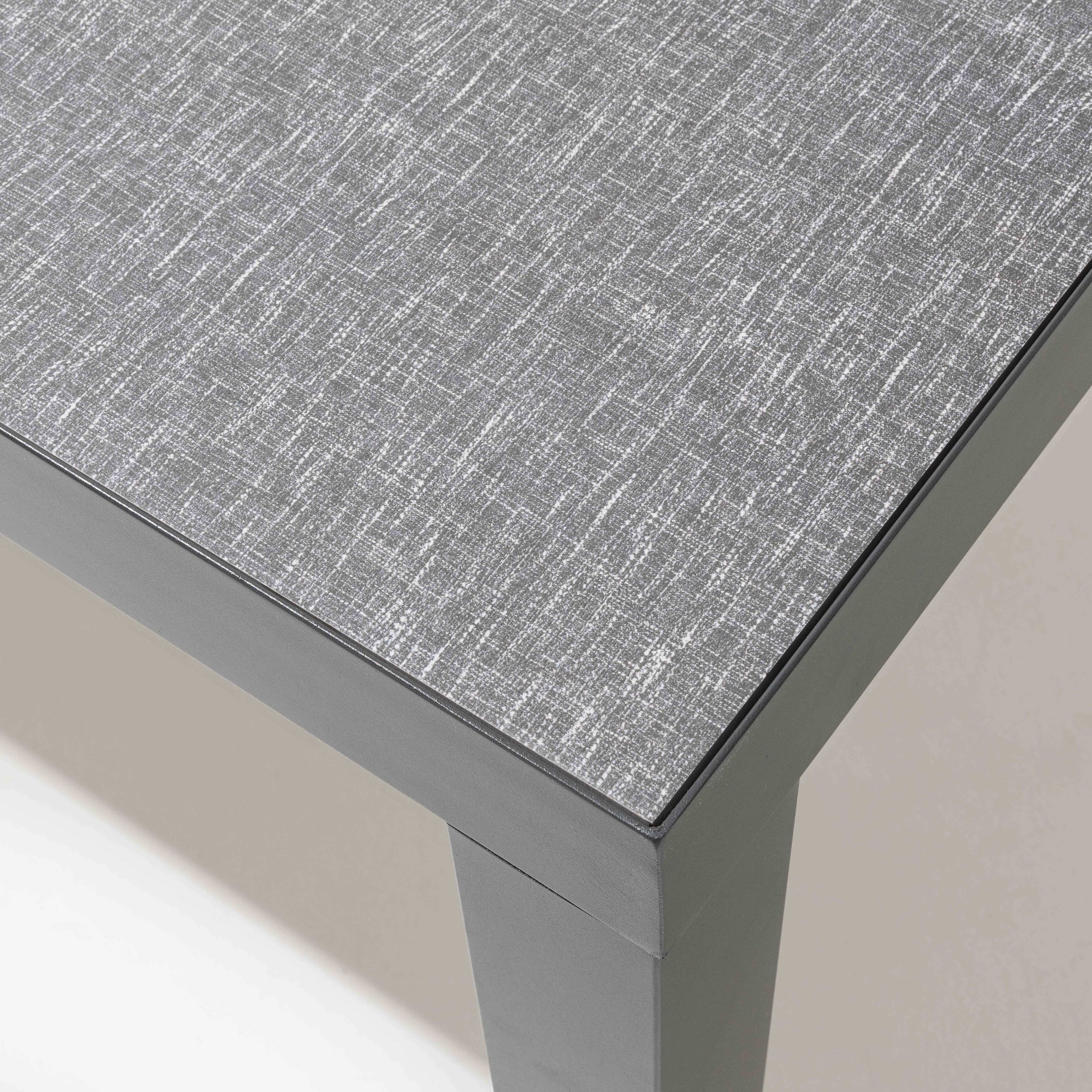 Oviala - Table de jardin 10 places 182 cm en aluminium céramique gris Tivoli - Oviala - Image 4