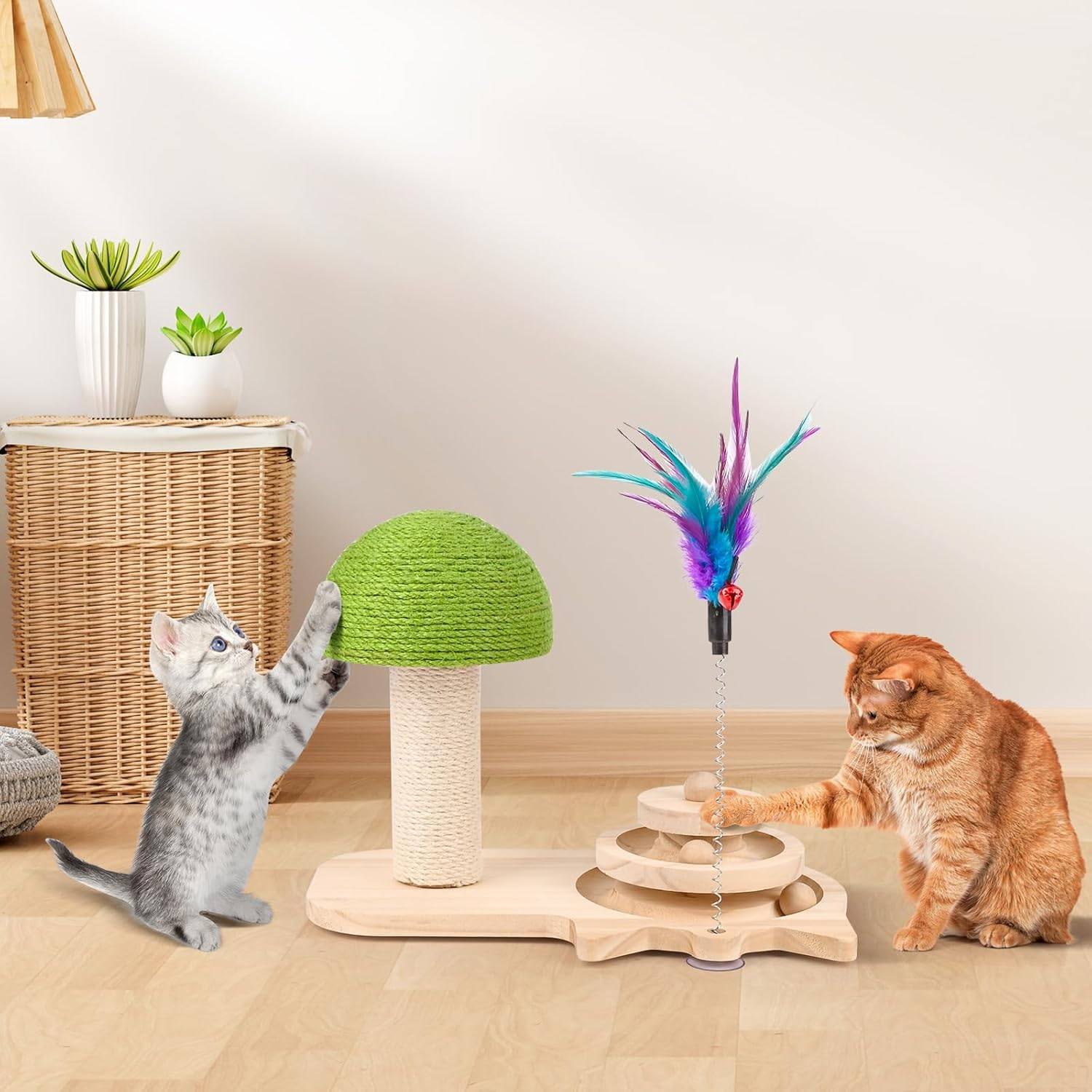 Arbre à chat champignon interactif DtopbuyAge - Image 5