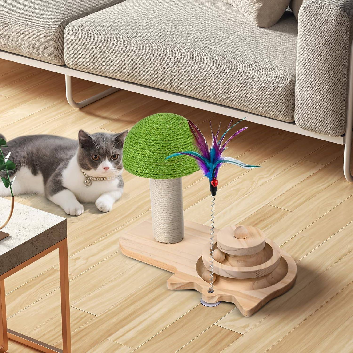 Arbre à chat champignon interactif DtopbuyAge - Image 4