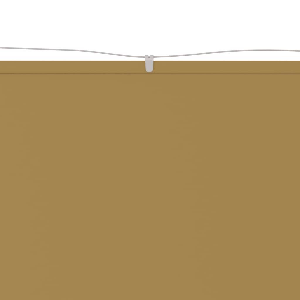 Helloshop26 - Auvent vertical 140x1000 cm tissu oxford beige - Image 2
