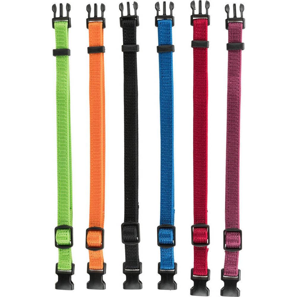 Animallparadise - 6 colliers S-M  17 à 25 cm x 10 mm pour chiot, 6 couleurs différentes - Image 2