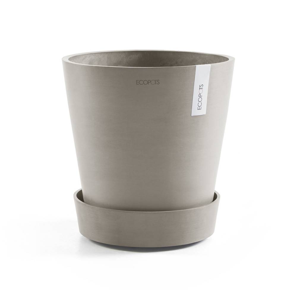 Ecopots - Support à roulettes Wheels 50 Taupe - Ø 41,6 x H. 9 cm ECOPOTS - Image 2