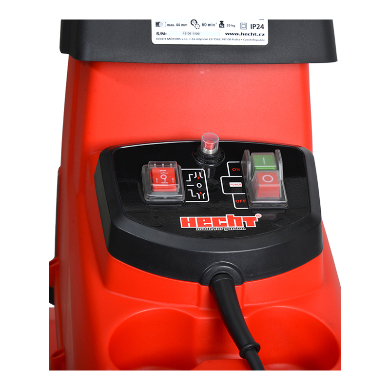 Hecht 6285 XL Broyeur de vegetaux electrique 2800 W Bac collecteur 60 L BB LOISIR - Image 5