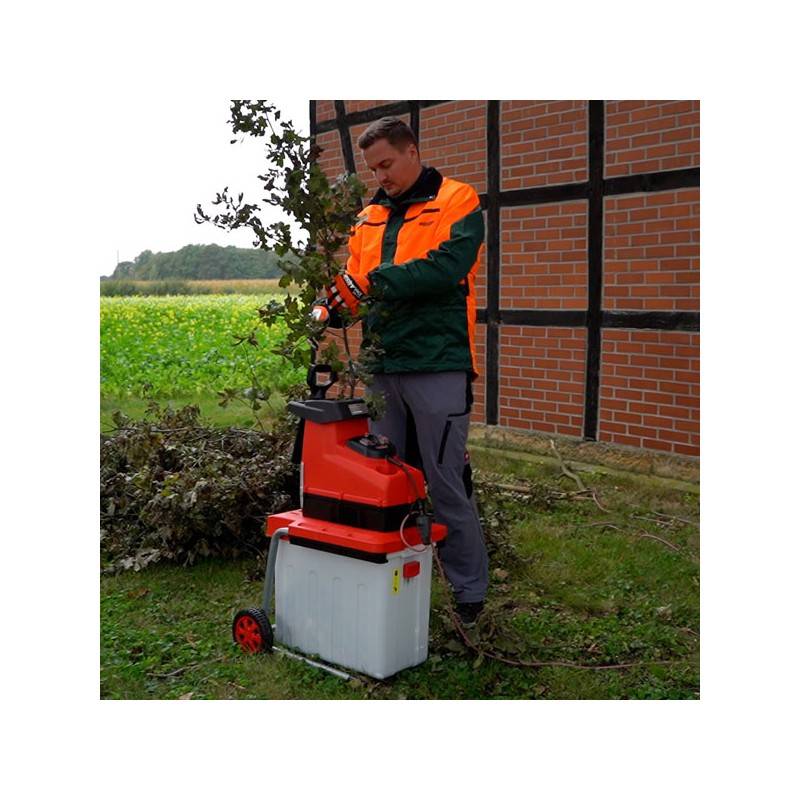 Hecht 6285 XL Broyeur de vegetaux electrique 2800 W Bac collecteur 60 L BB LOISIR - Image 2