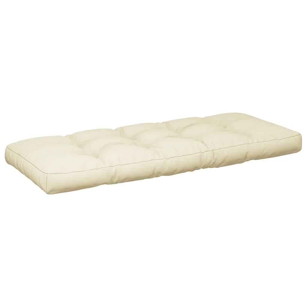 Lot de 2 Coussins pour Banc Palette Tissu Résistant UV pour Terrasse et Balcon Crème 150x60cm – ComfortXL Outdoor Living - Image 4