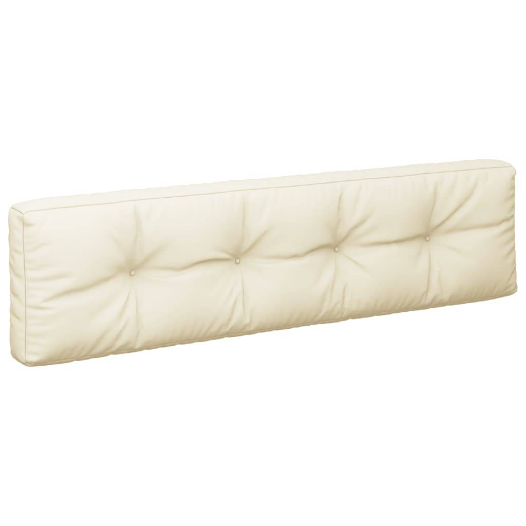 Lot de 2 Coussins pour Banc Palette Tissu Résistant UV pour Terrasse et Balcon Crème 150x60cm – ComfortXL Outdoor Living - Image 5