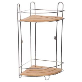 Étagère 2 Niveaux "Bambou" 40cm Naturel