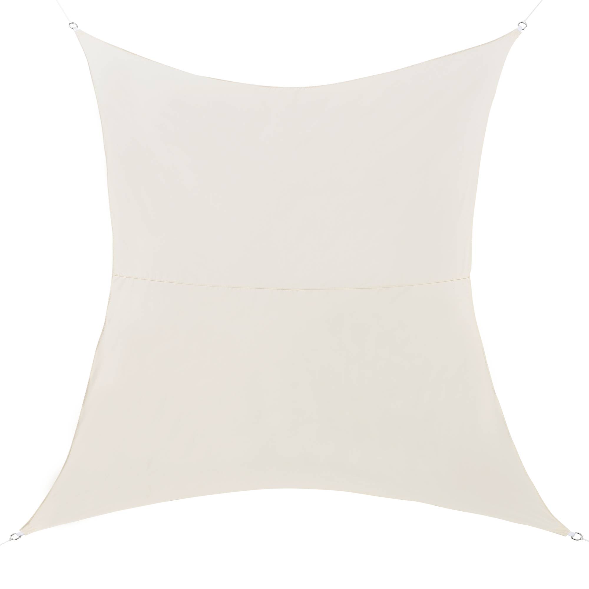 Voile d'Ombrage Lerma Rectangulaire Beige 3 x 4 m [en.casa] - Image 1
