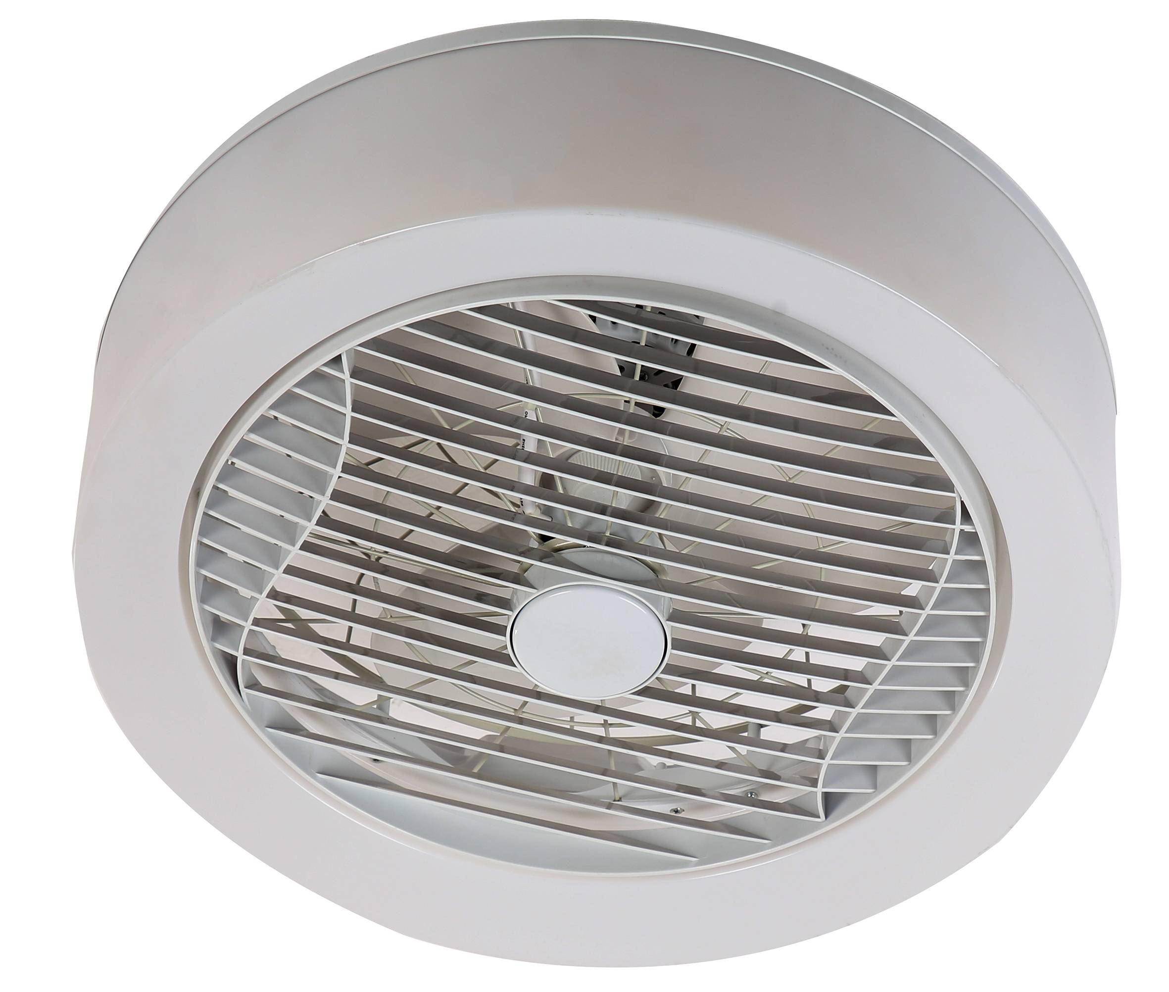 AIR-LIGHT CROWN - Ventilateur de plafond blanc Ø40cm 95W avec couronne d'éclairage LED FARTOOLS - Image 1