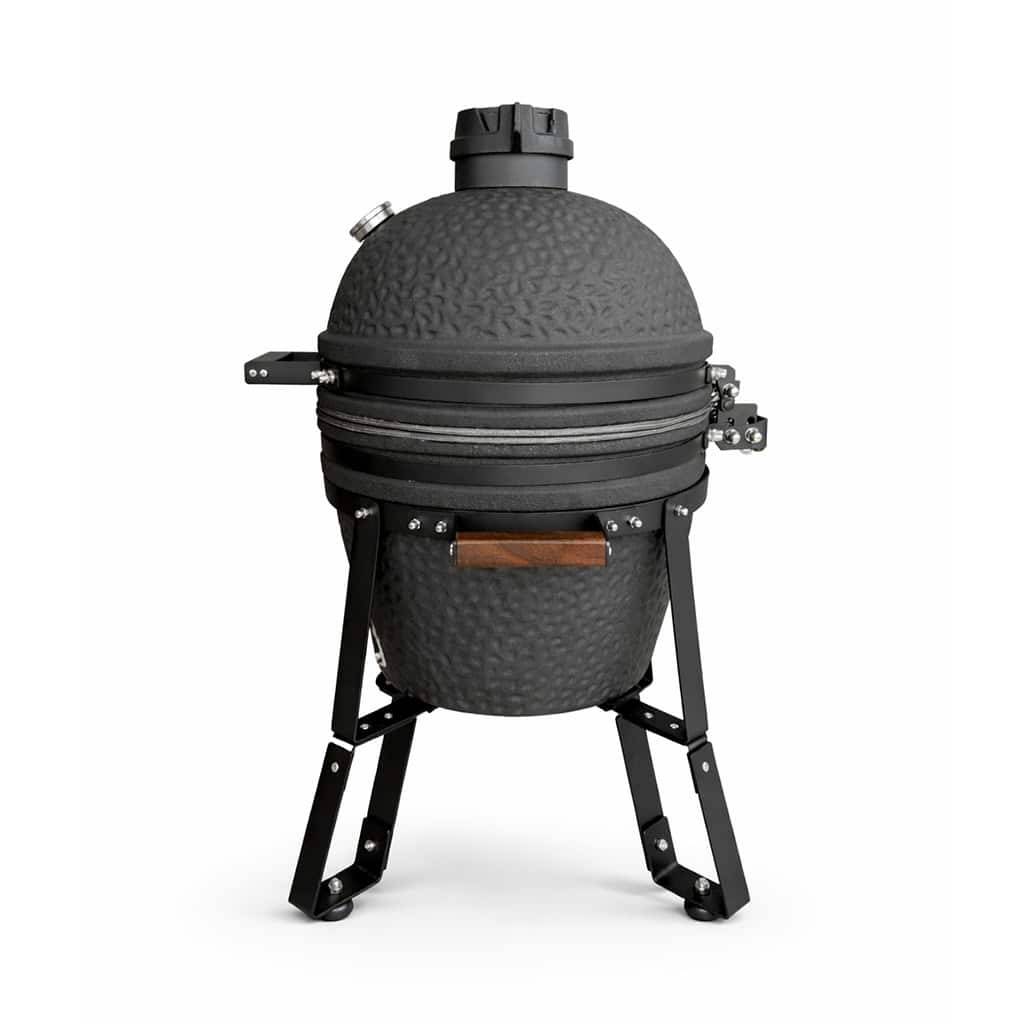 Barbecue kamado en céramique à poser Patton Epicure Compact 16" - Grille Ø 35,5 cm - Gris graphite - Image 4