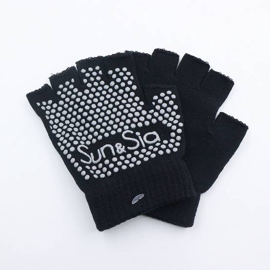 Paire de Gants Yoga – Taille unique – Flexibles et Confortables– Antidérapantes –Anti-transpiration – Coton douce - Sun&Sia - Image 1