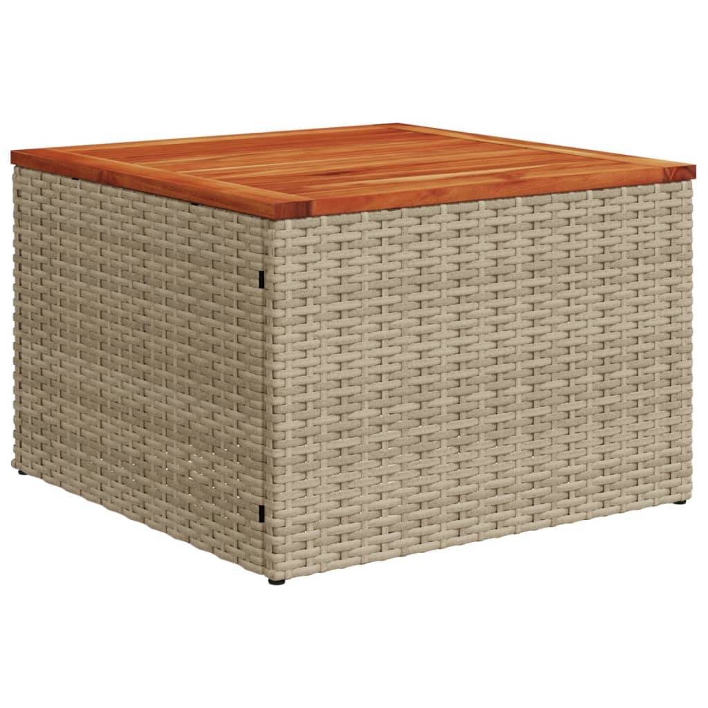 Vidaxl - Salon de jardin avec coussins 13 pcs beige résine tressée vidaXL 3227521 - Image 6