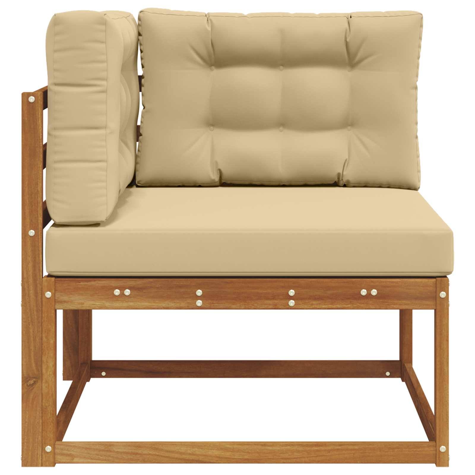 Vidaxl - Canapé d'angle extérieur Naturel vidaXL 900545 - Image 5