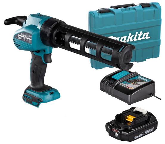 Makita - Pistolet à mastic LXT ® 18V - MAKITA - avec 1 batterie 2Ah - chargeur - coffret - DCG180RA - Image 1