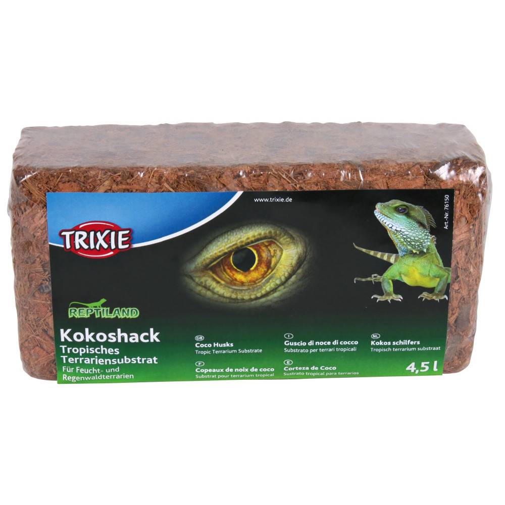 Trixie - Copeaux de noix de coco compressé soit 4.5 Litres - Image 1