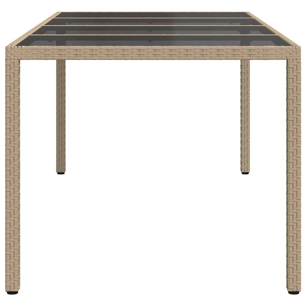 PANGIVO - Table de jardin polyrotin beige 190 x 90 x 75 cm - PANGIVO - Image 4