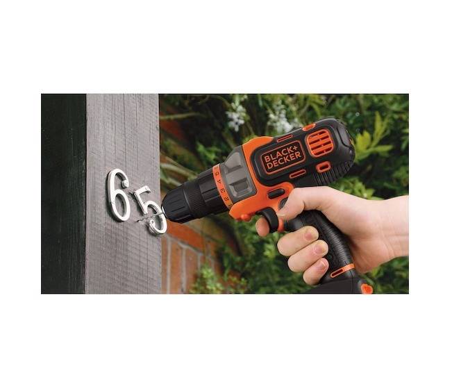 Perceuse-visseuse MULTIEVO - 18V - BLACK + DECKER - avec 1 batterie 18V 1,5Ah - chargeur - coffret - MT218S1A-QW - Image 5