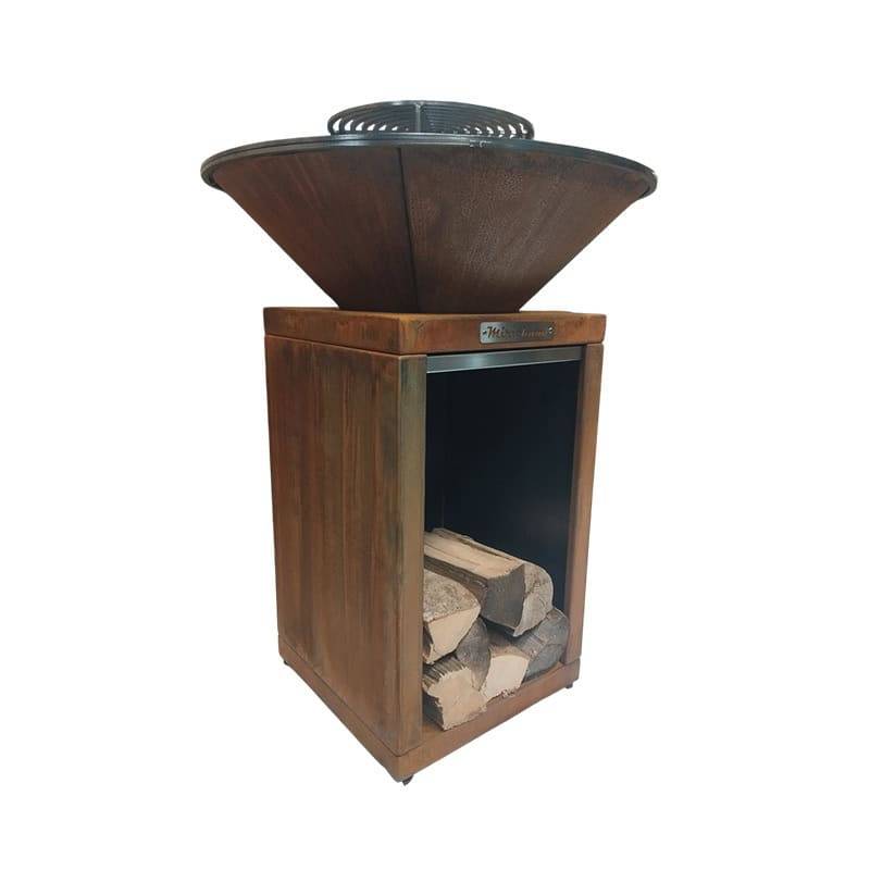 BRASERO COULEUR CORTEN diamètre 75cm - Image 5