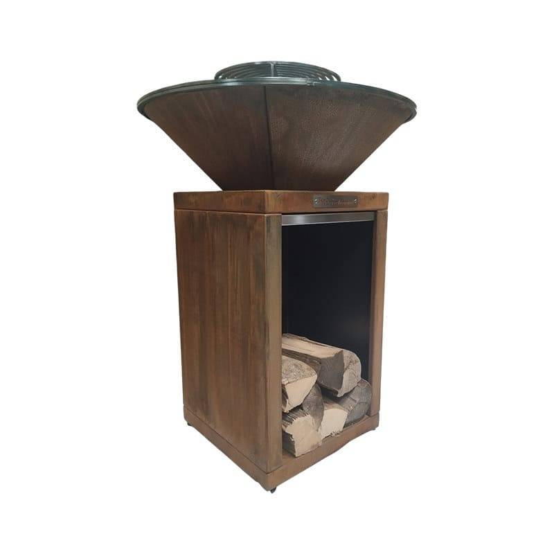 BRASERO COULEUR CORTEN diamètre 75cm - Image 4