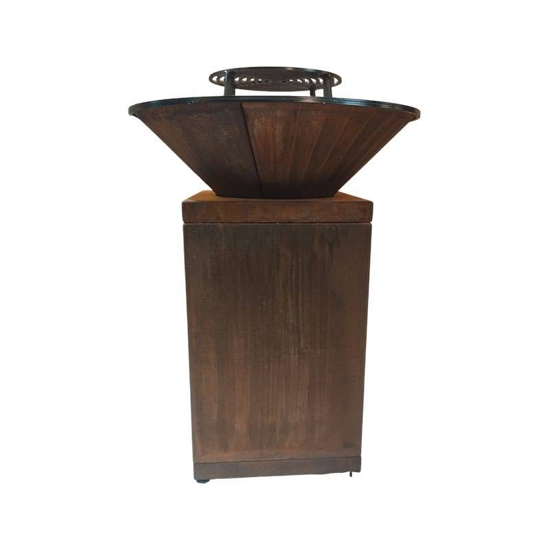 BRASERO COULEUR CORTEN diamètre 75cm - Image 3