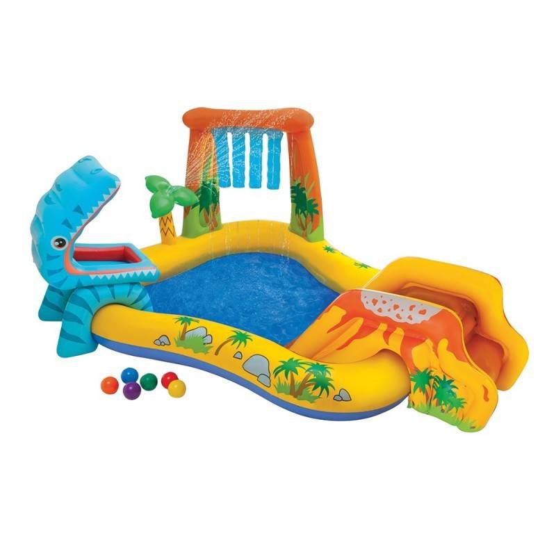 Aire de jeux Jurassic gonflable Intex