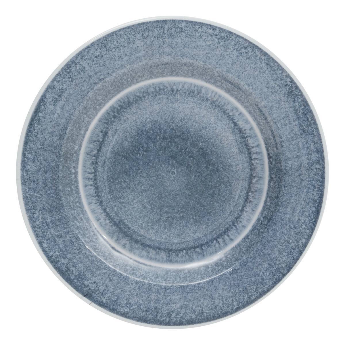 Atmosphera - Lot de 6 Assiettes dessert Fanny D23cm bleu - Atmosphera Créateur d'intérieur - Image 2