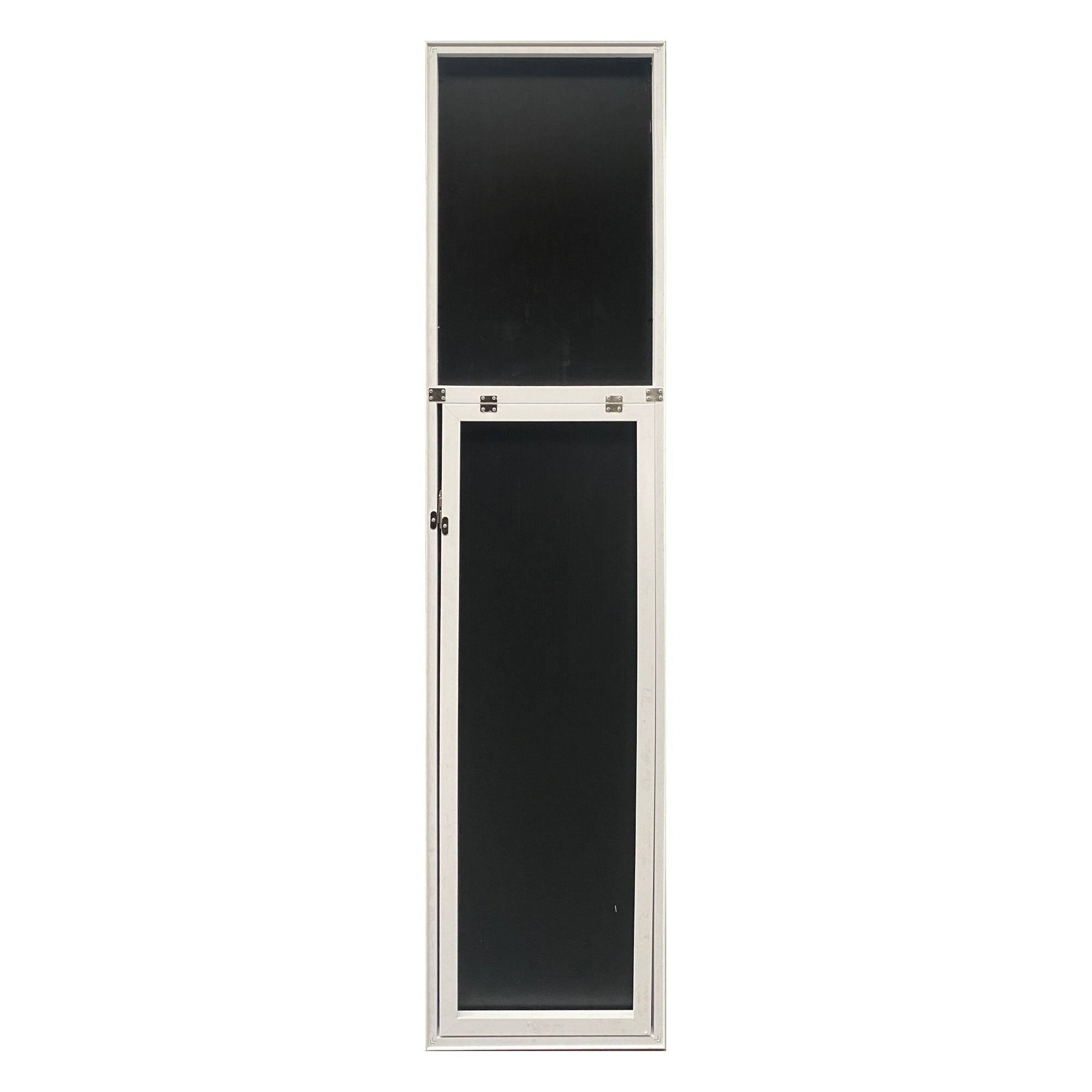 Helloshop26 - Miroir sur pied psyché inclinable 150 x 35 cm blanc - Image 3