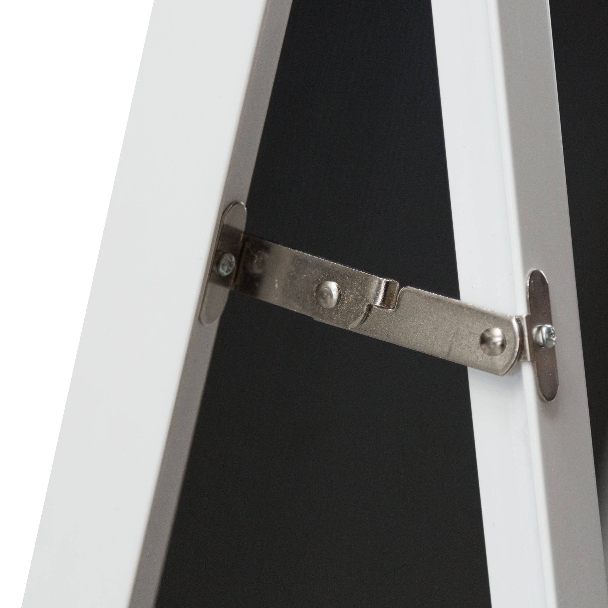 Helloshop26 - Miroir sur pied psyché inclinable 150 x 35 cm blanc - Image 5