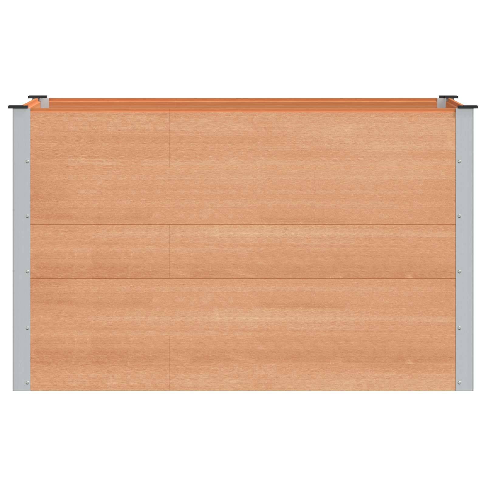Prolenta Premium - Jardinière aluminium marron 150 x 100 x 91 cm - Prolenta premium p3225.0 - Image 3