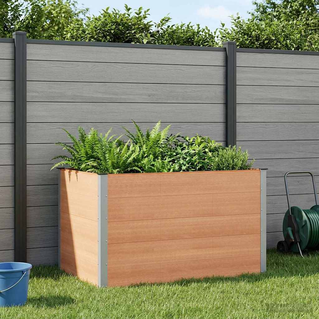 Prolenta Premium - Jardinière aluminium marron  150 x 100 x 91 cm  - Prolenta premium p3225.0 - Image 1