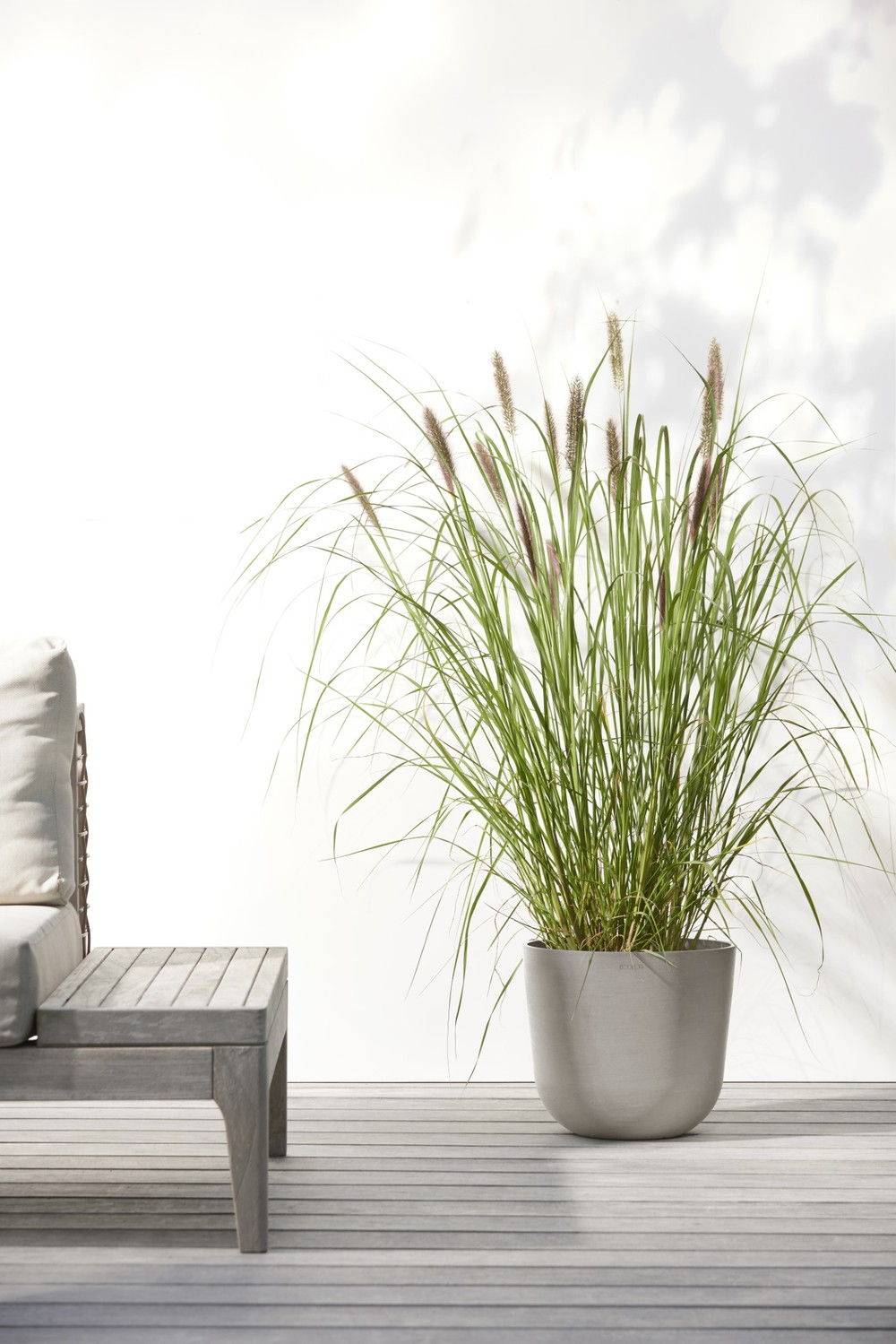 Ecopots - Pot Rond Oslo 25 Taupe - Ø 25 x H. 21,8 cm - 7,7 L ECOPOTS - Image 4