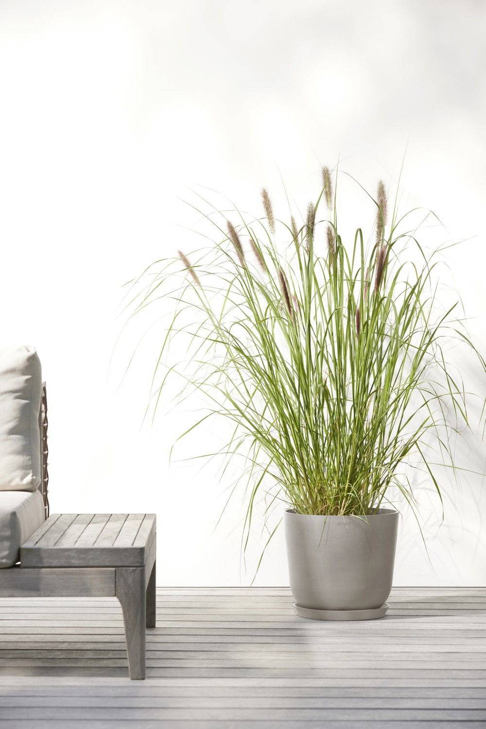 Ecopots - Pot Rond Oslo 25 Taupe - Ø 25 x H. 21,8 cm - 7,7 L ECOPOTS - Image 5