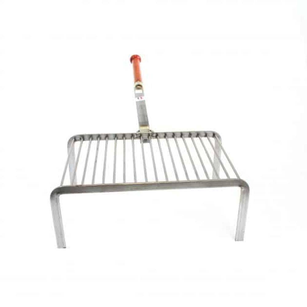 Grille barbecue cheminée sur pieds Forge de Rodez 18 barres acier - Image 2