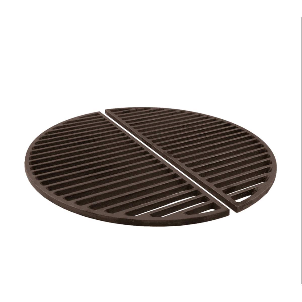 Barbecook - Lot de 2 Grilles demi-lune en fonte pour Kamado Kamal Ø 60CM - Image 1