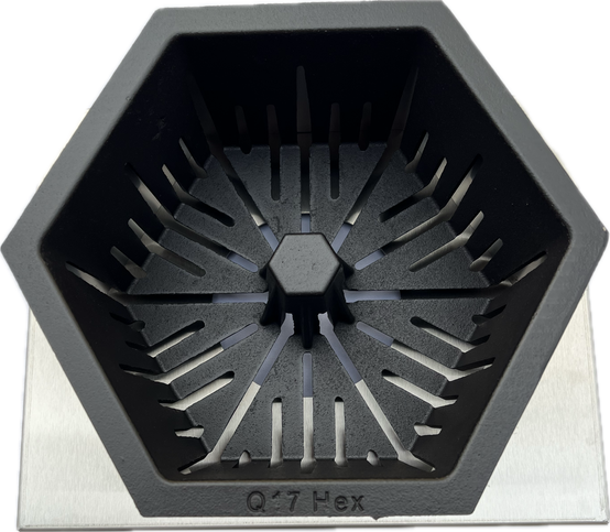 Qaito - QAÏTO Q17 Hex Brûleur à pellets pour inserts et poeles à bois recevant dimension recevant des bûches de 30 à 40 cm - Image 5