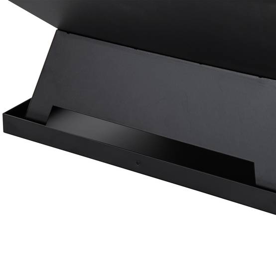 Brasero Barbecue Extérieur Acier Noir 45cm avec Grille et Pare-Étincelles - ComfortXL Outdoor Living - Image 7