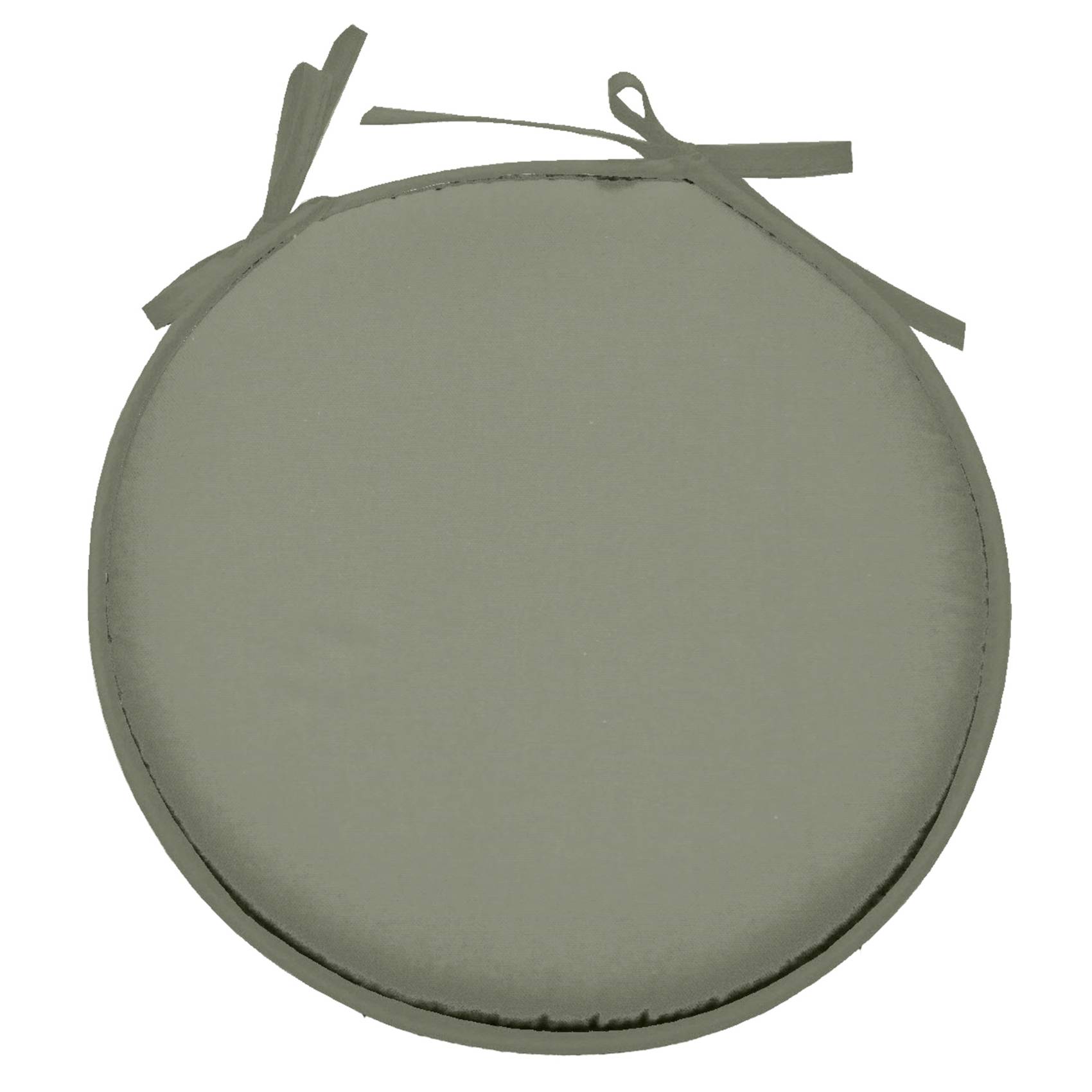 Lovely Casa - Galette de chaise ronde unie aux multiples couleurs - LOVELY CASA - Polyester - Vert