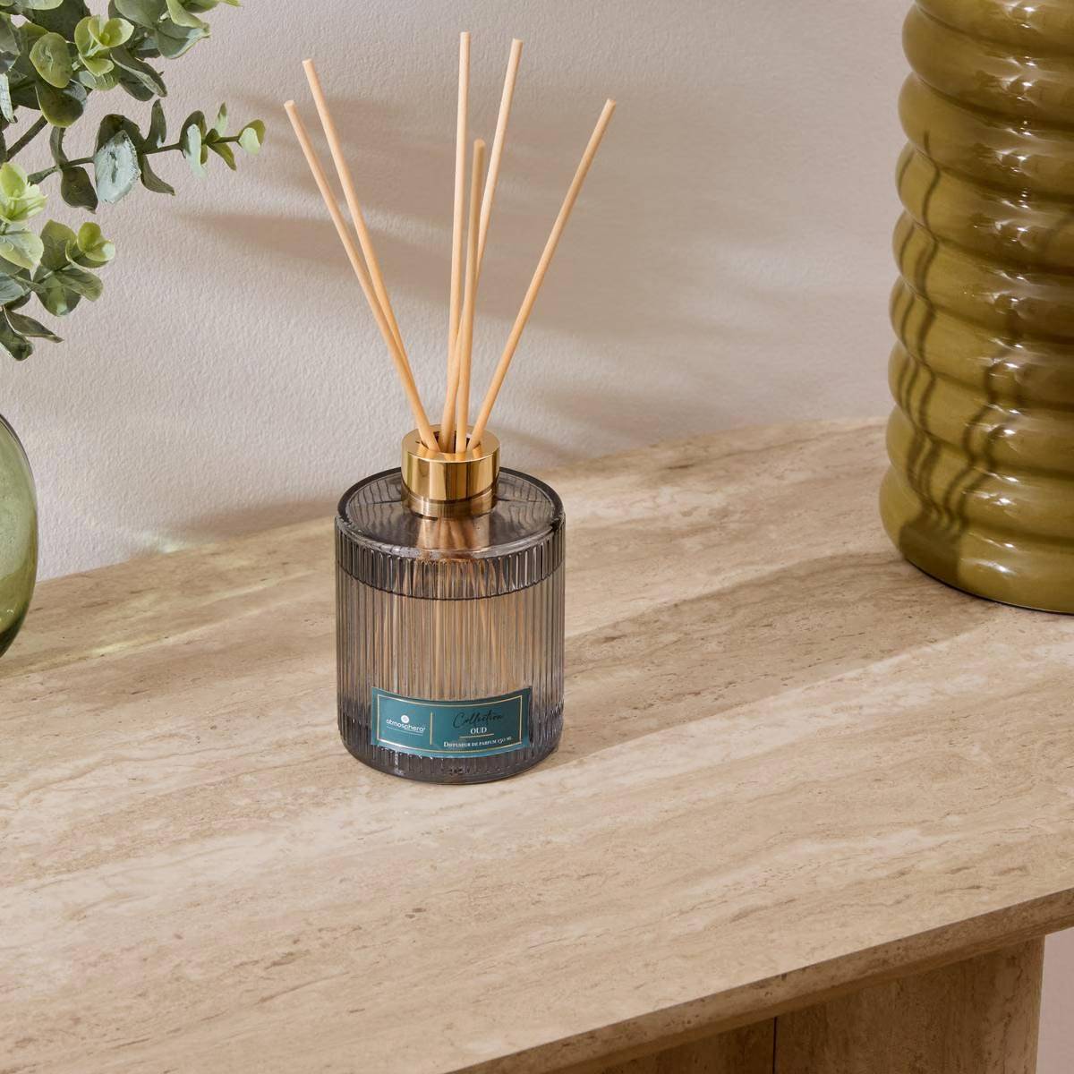 Diffuseur de Parfum en Verre "Albie" 150ml Bois de Oud - Image 3