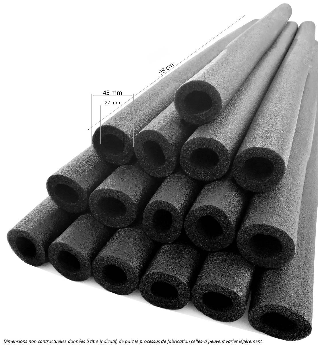 Kangui - Set de 16 mousses universelles Ø25 mm pour poteaux de trampoline Kangui - Image 3