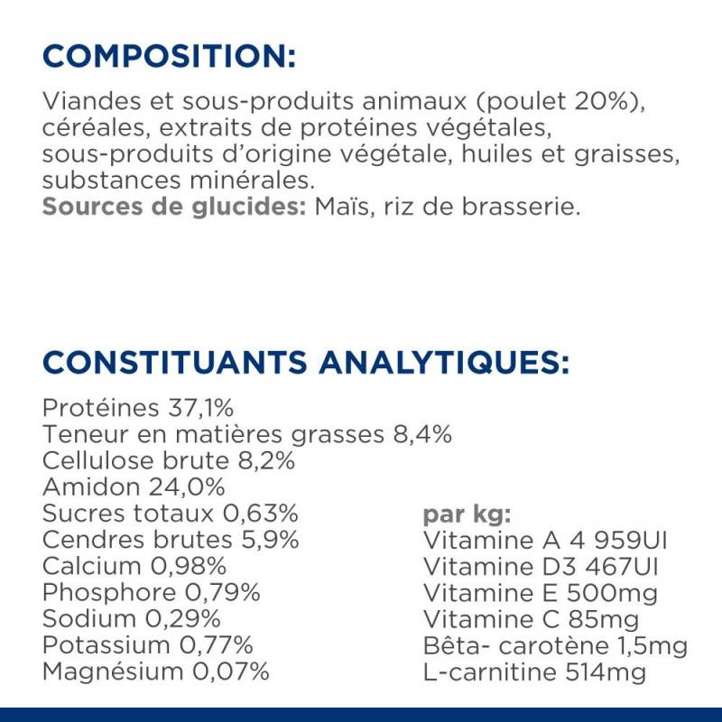 CROQUETTES CHAT ADULT PRESCRIPTION DIETS W/D MULTI BENEFIT - HILL'S 1,5 kg - Image 8